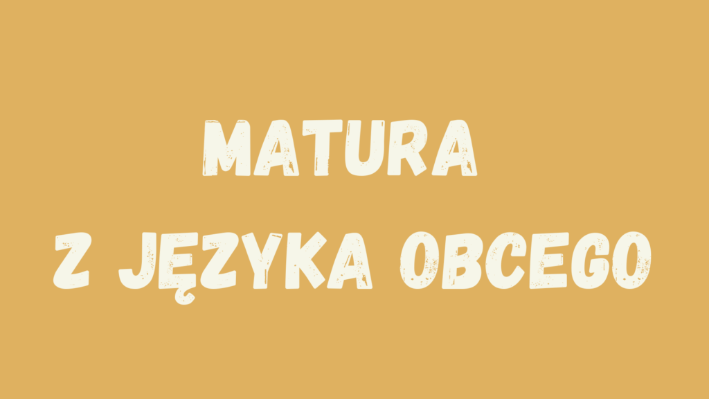 Kafelek, po klinknięciu na który zostaniesz przekierowany na stronę z ofertą związaną z kursami dotyczącymi tematyki "Matura z języka obcego"