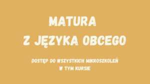 Obrazek reprezentujący mikroszkolenie pt.: "Matura z języka obcego".