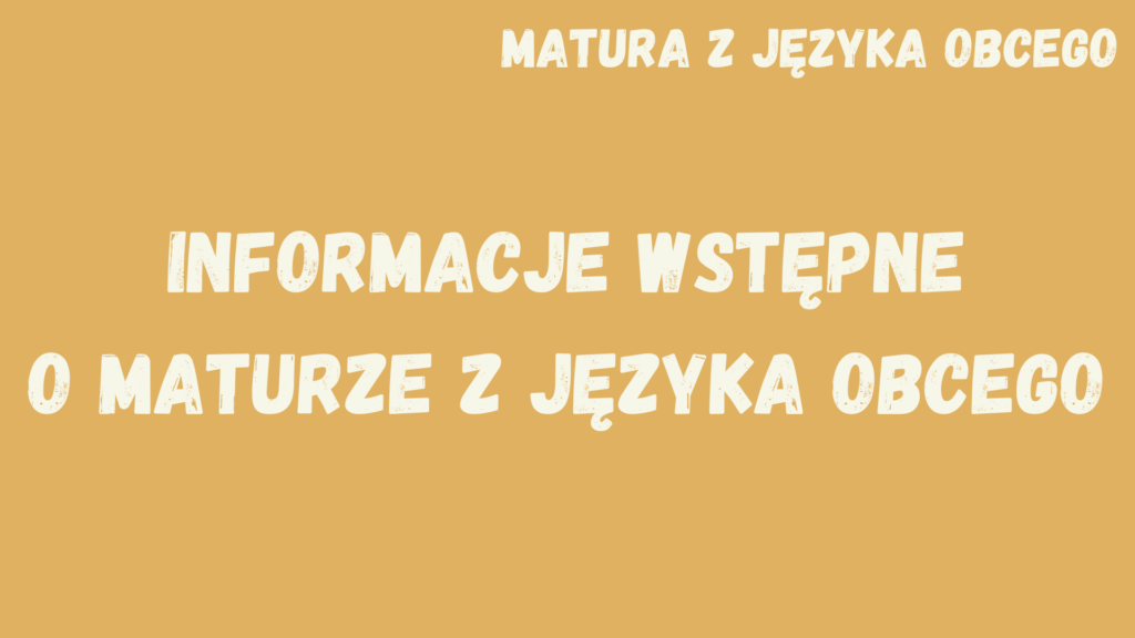 Obrazek reprezentujący mikroszkolenie pt.: "Matura z języka obcego, informacje wstępne o maturze z języka obcego".