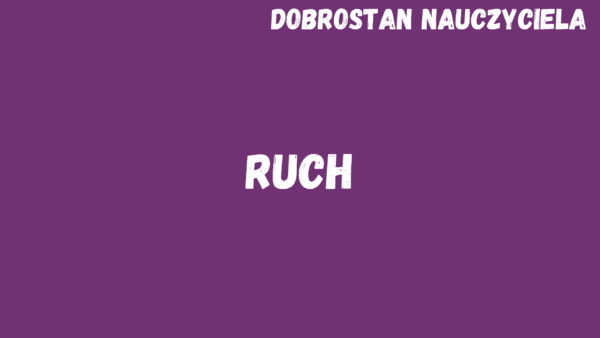 Obrazek reprezentujący mikroszkolenie pt.: "Dobrostan nauczyciela, ruch".